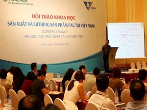 Hội thảo khoa học về sản xuất và sử dụng sản phẩm PAC tại Việt Nam do tập đoàn hoá chất tổ chức